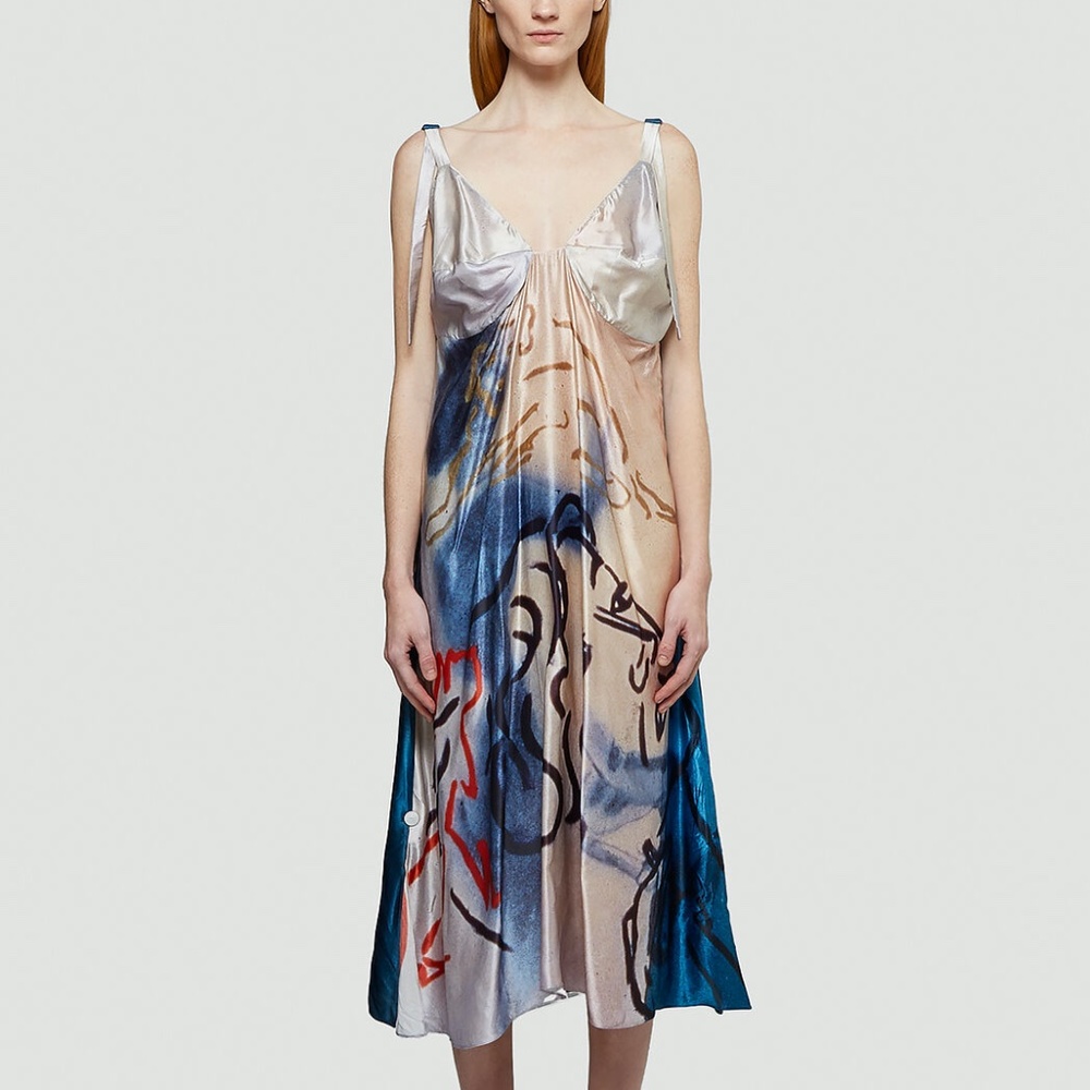 MARNI *Archive* Francesco Risso S/S 18 Silk Dress
